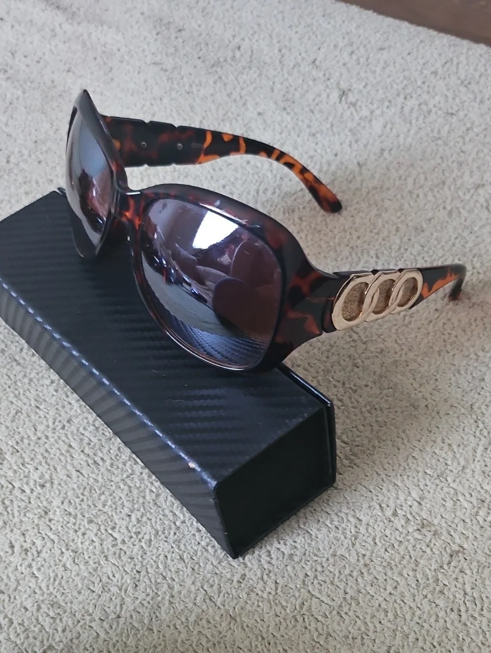 Carfia Vintage Coin Designer Sunglasses